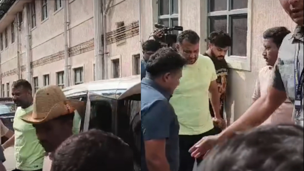 Doctors at BGS Hospital informed that due to back pain Darshan s left leg partial losing sense Doctors at BGS Hospital informed that due to back pain Darshan s left leg partial losing sense