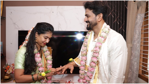 Actor Daali Dhananjay and gynaecologist dhanyatha are engaged Photos goes viral