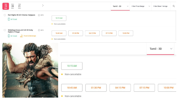 Kanguva fails the Monday test at the box office but day 6 tickets are selling fast in a Bengaluru t