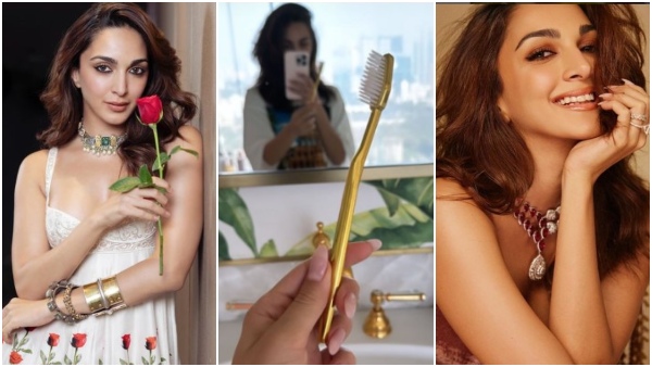 Toxic Actress Kiara Advani Flaunts Her Gold Toothbrush Gets Brutally Trolled