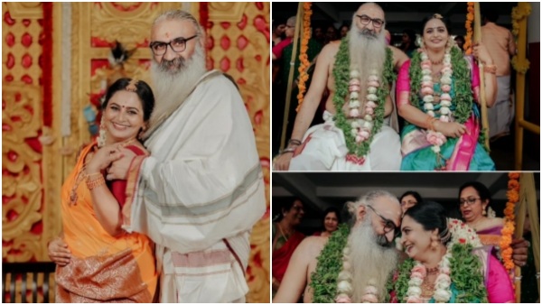 49 Year Old Actor Kris Venugopal Married To 40 Year Old Actress Divya Sridhar In Intimate Ceremony