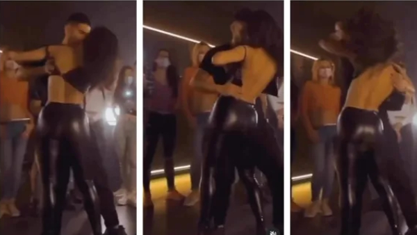 Man opens girl blouse while dancing old video went viral people very much upset