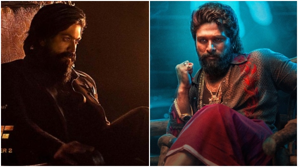 Is Allu arjun s Pushpa-2 team Intendedly copying posters from Yash s KGF-2