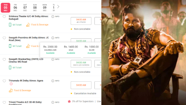 Pushpa 2 ticket price in Karnataka Single screens are costlier than Multiplexes here is details