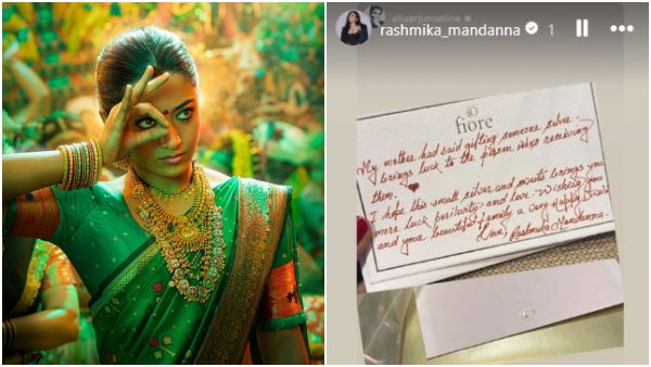 Allu Arjun thanks Pushpa co- star Rashmika Mandanna for special Diwali gift Allu Arjun thanks Pushpa co- star Rashmika Mandanna for special Diwali gift