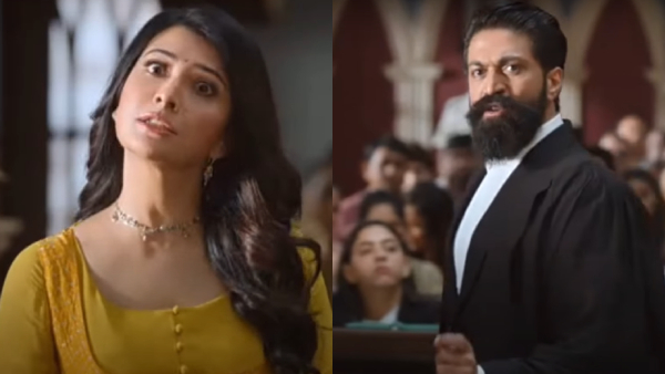 KGF star Yash and Radhika Pandit acted in court scene for commercial Ad here is details
