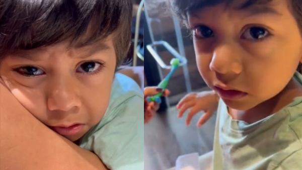 Yatharv old video saying Daddy is bad to Yash Mummy good girl to Radhika Pandit goes viral again