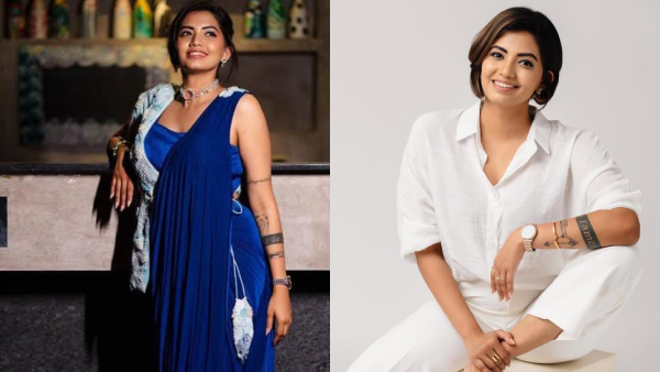 Actress Disha Madan who received the Karnataka Women Achievers Award