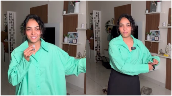 Kannada Anchor Anupama gowda In Loose Shirt And Short Skirt