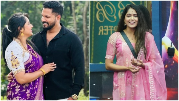 Bigg bOss kannada 11 contestant Rajath s wife supports mokshitha pai
