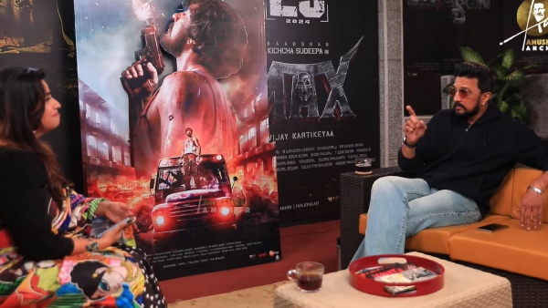 After five years Kichcha Sudeep gave interview for Anushree youtube channel