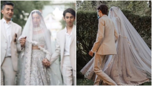 Mahira Khan who married Salim Karim last October wanted her son Azlan to walk her down the path