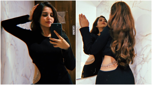 Niveditha Gowda yet again shared a bathroom photo netizens asked Don t you have any other place at
