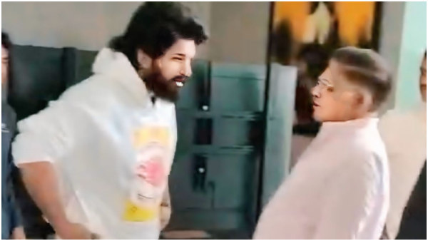 Pushpa-2 actor Allu Arjun s first reaction while police came to take him custody