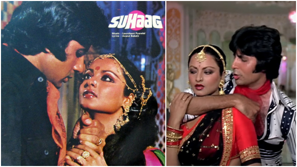 Rekha performed Dandiya infront of Amitabh Bachchan