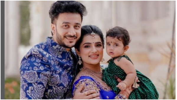 Written update on actor Sagar bili gouda daughters naming ceremony