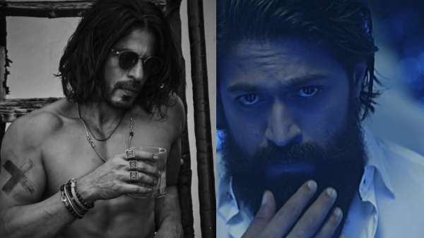 Buzz is that Rocking star Yash met Shah Rukh Khan in Mumbai in his residence for new project Buzz is that Rocking star Yash met Shah Rukh Khan in Mumbai in his residence for new project