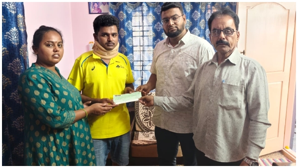 Zaid Khan son of Minister Zameer Ahmed compensated the loss of drone operator Santosh