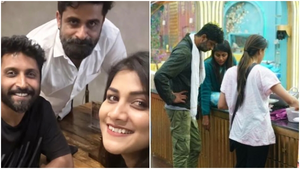 Bigg Boss Fame Uggram Manju meets co contestant Gowthami s Husband abhishek