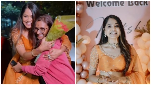 Bigg boss kannada season 11 mokshitha Receives Grand Welcome From Family