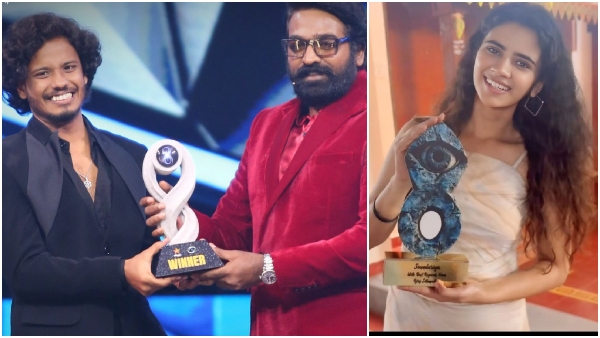 Bigg Boss Tamil 8 Muthukumaran emerges as the winner of Vijay Sethupathi s Show