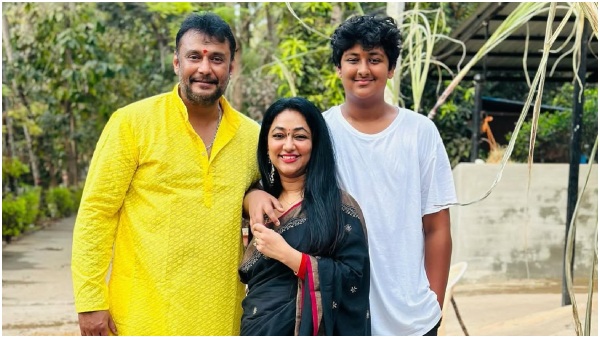 Inside pictures of Darshan and vijayalakshmi s Sankranti celebrations with son vineesh