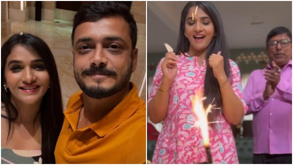 Nanagagi fame Divya uruduga shares a video as she celebrates with Aravind KP
