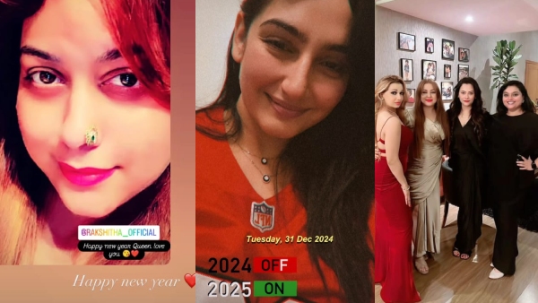 Kannada film stars wished new year 2025 here is list of celebrities