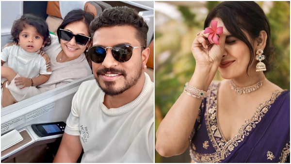 written update on Actress kavya gowda in paris with daughter