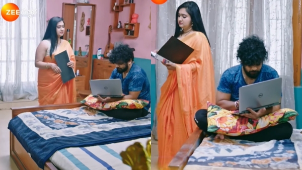 Lakshmi Nivasa serial January 30th episode Jhanvi husband dark face revealed