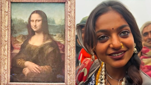 Mahakumbha mela 2025 Viral Girl as monalisa Mahakumbha mela 2025 Viral Girl as monalisa