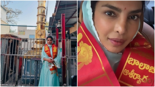 Global star Priyanka Chopra Visits Chilkur Balaji Temple in Hyderabad
