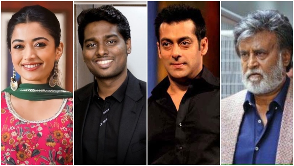 Rajinikanth Atlee and Salman Khan likely to team up Rashmika Mandanna in talks for the female lead Rajinikanth Atlee and Salman Khan likely to team up Rashmika Mandanna in talks for the female lead