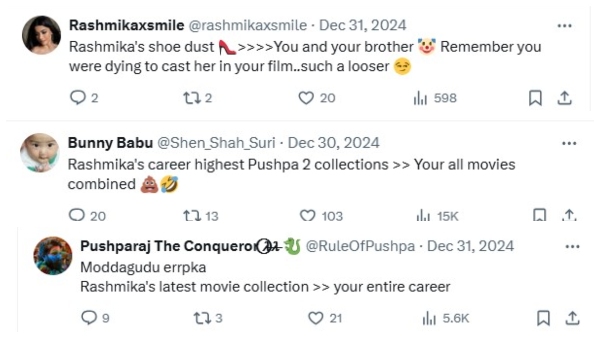 rashmika-mandannas-fans-are-upset-with-rishab-shetty-for-skipping-her-in-kirik-party-post