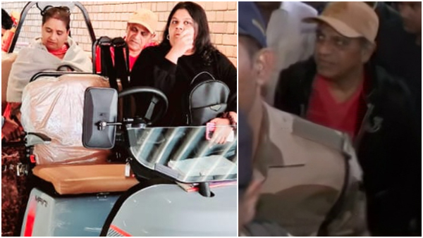 Dr Shiva Raj Kumar returned to Bangalore after receiving treatment for cancer in the United States