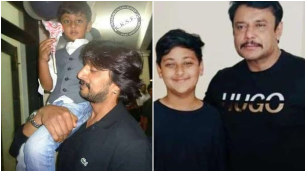 Is Darshan Son Vinish Unfollow Kichcha Sudeep in Instagram