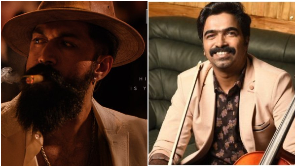 Who actually scored the background music for Yash s Toxic glimpse