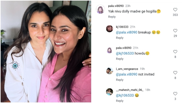 Netizens link Amrutha Iyengar s screaming inside calm outside statement to Daali Dhananjaya s marria