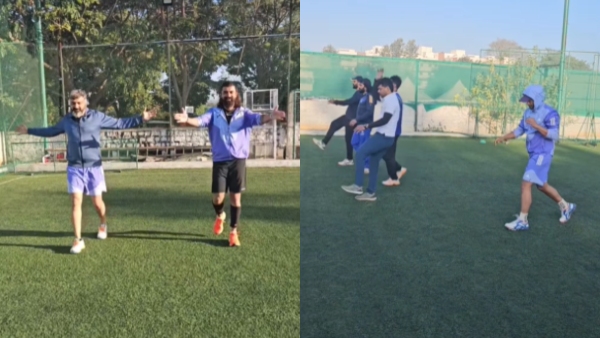 CCL 2025 Karnataka Buldozors practicing for next two matches with Chennai Rhinos and Mumbai Heroes CCL 2025 Karnataka Buldozors practicing for next two matches with Chennai Rhinos and Mumbai Heroes