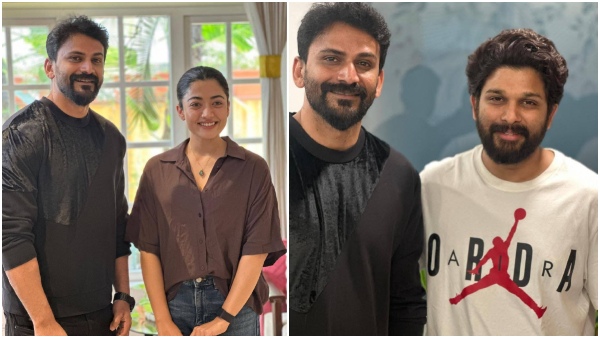 Daali Dhananjaya invites Allu Arjun Rashmika Mandanna and Sukumar to his wedding Daali Dhananjaya invites Allu Arjun Rashmika Mandanna and Sukumar to his wedding