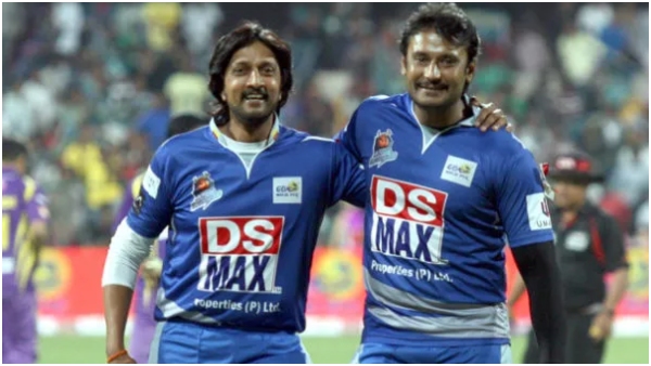 Celebrity Cricket League Actor Darshan s Memorable Bowling Spell in CCL