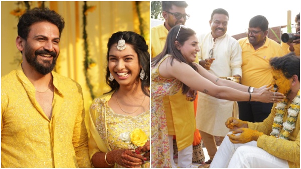 Pics Dhananjay Dhanyatha s pre-wedding festivities begin with haldi