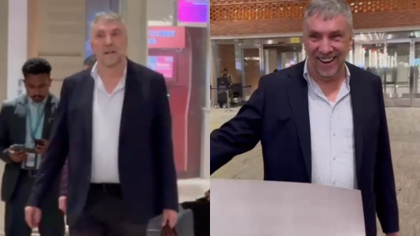 Famous German theater director Christian St ckl arrived to Bengaluru for Daali Dhananjay wedding Famous German theater director Christian St ckl arrived to Bengaluru for Daali Dhananjay wedding