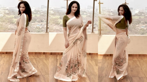 Jyothi Rai stunning saree photoshoot