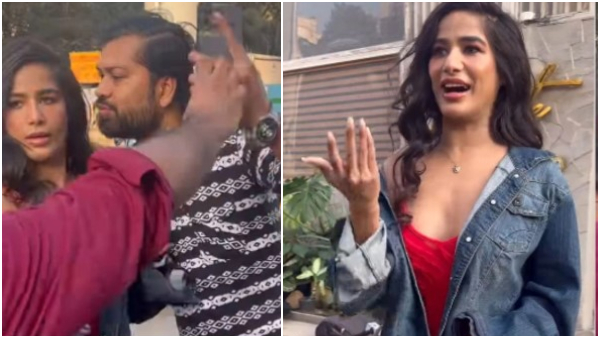 Publicity Stunt or Harassment Fan Attempts to Kiss Poonam Pandey After Selfie Watch Video Publicity Stunt or Harassment Fan Attempts to Kiss Poonam Pandey After Selfie Watch Video