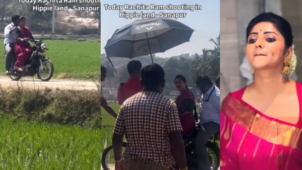 Rachita Ram enjoying Hampi hippie vibes on tvs moped with her assistant watch video Rachita Ram enjoying Hampi hippie vibes on tvs moped with her assistant watch video
