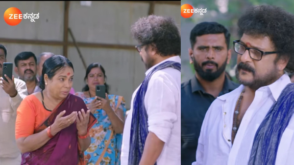 Umashree and V Ravichandran coming together for the first time in serial Puttakkana Makkalu Umashree and V Ravichandran coming together for the first time in serial Puttakkana Makkalu