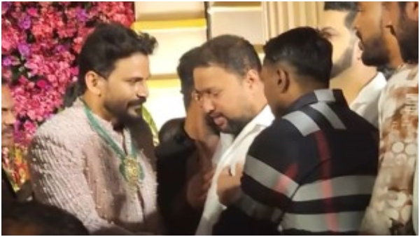 Rowdy sheeter Silent Sunil Also attended Actor Dhananjay and Dhanyatha s wedding reception