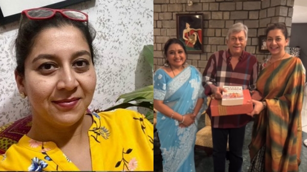 Actress Sudharani and Malavika Avinash met Padma Bhushana Anant Nag at his residence Actress Sudharani and Malavika Avinash met Padma Bhushana Anant Nag at his residence