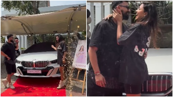 Famous Actress Gets surprise BMW Car From her Husband